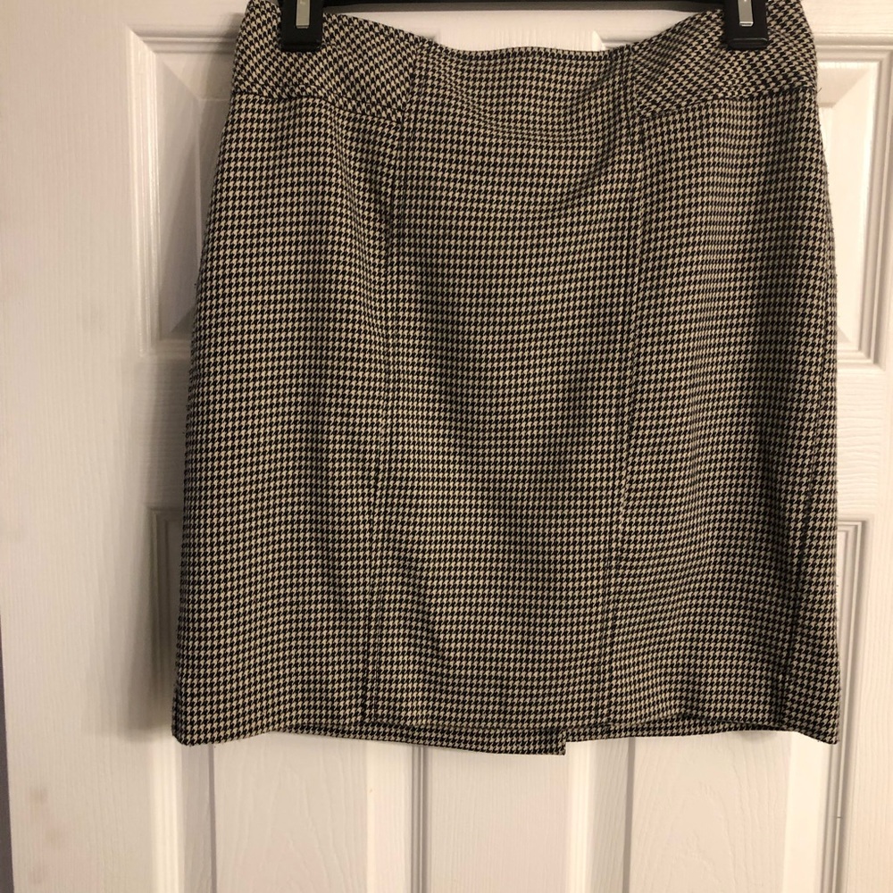 Black, White, and Tan Skirt